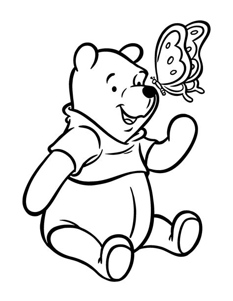 colouring pages of pooh